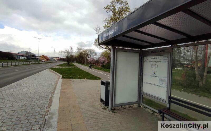 Przystanek autobusowy w Koszalinie
