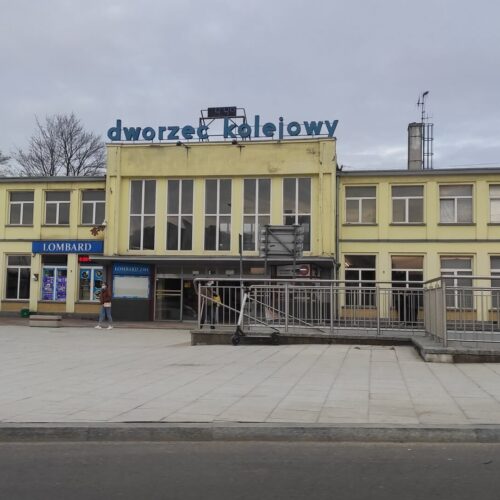 Dworzec tymczasowy w Koszalinie