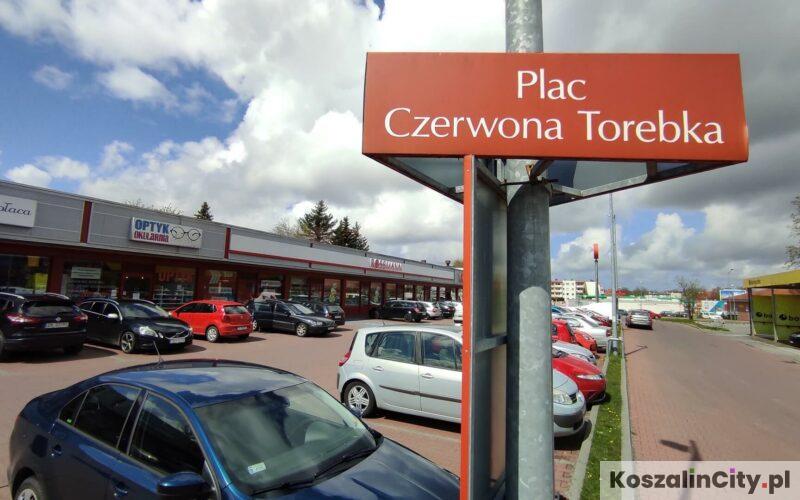 Parking przy placu Czerwona Torebka w Koszalinie