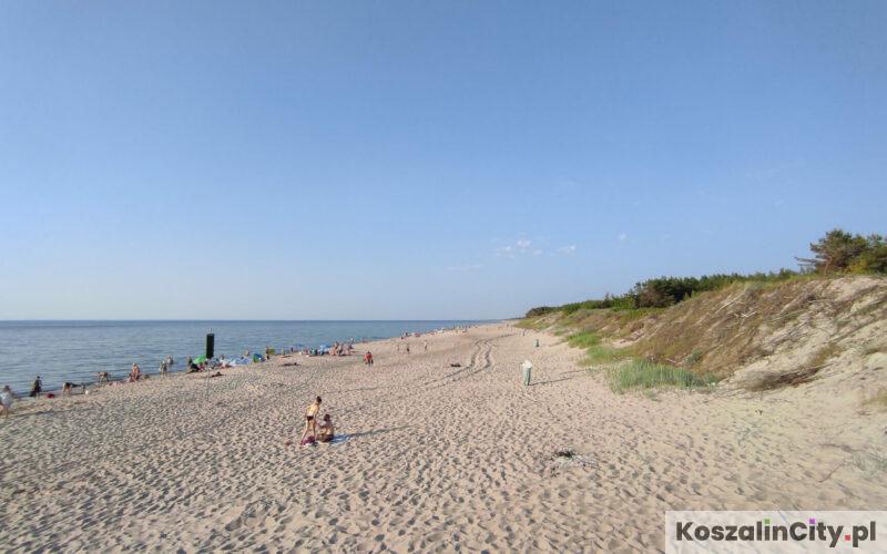 Plaża w Łazach koło Koszalina