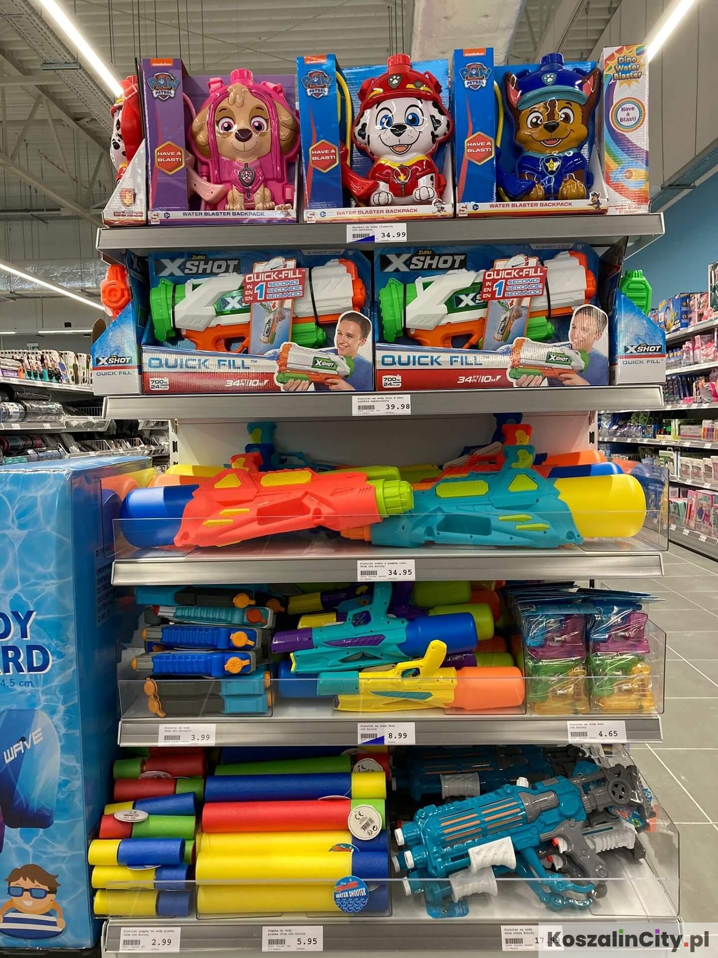 Zabawki w sklepie Action Koszalin