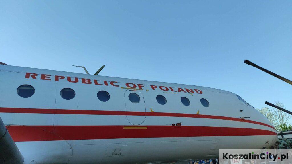 Samolot rządowy w Koszalinie
