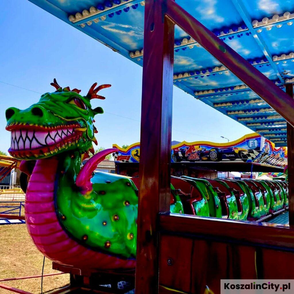 Europark Krasnal 4 - kolejka górska Smok