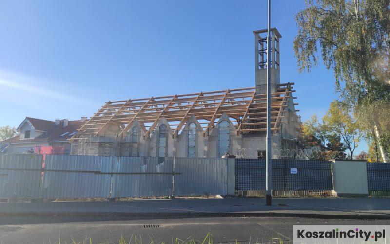 Nowy kościół garnizonowy w Koszalinie - budowa