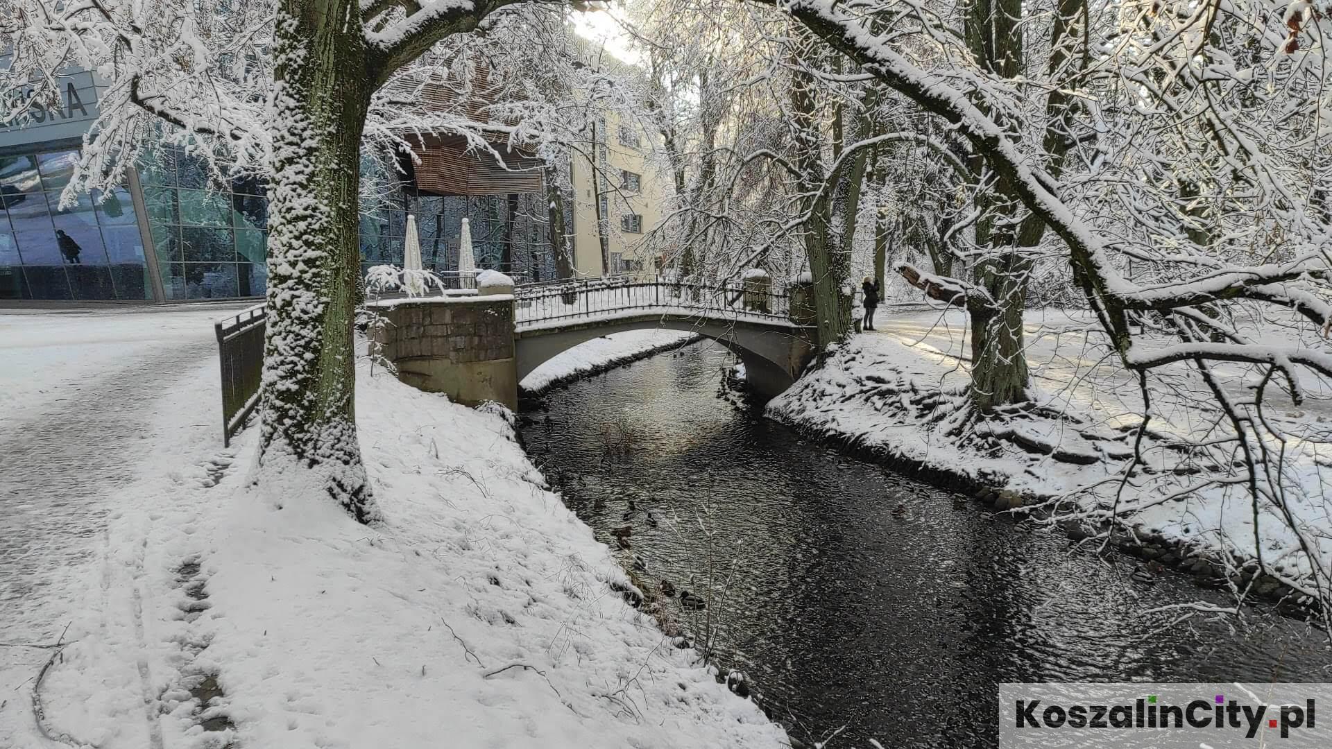 Filharmoniwa w Koszalinie zimą