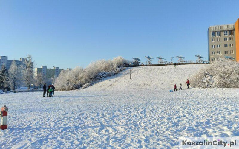 Górka na sanki pod Politechniką Koszalińską