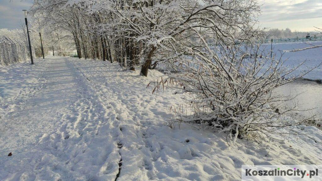 Pokrywa śnieżna w Koszalinie