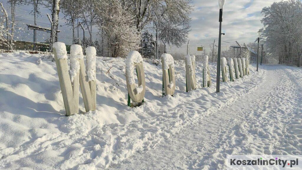 Wodna Dolina w Koszalinie zimą