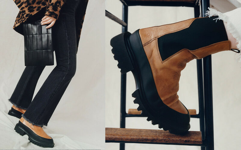 Mokasyny na platformie