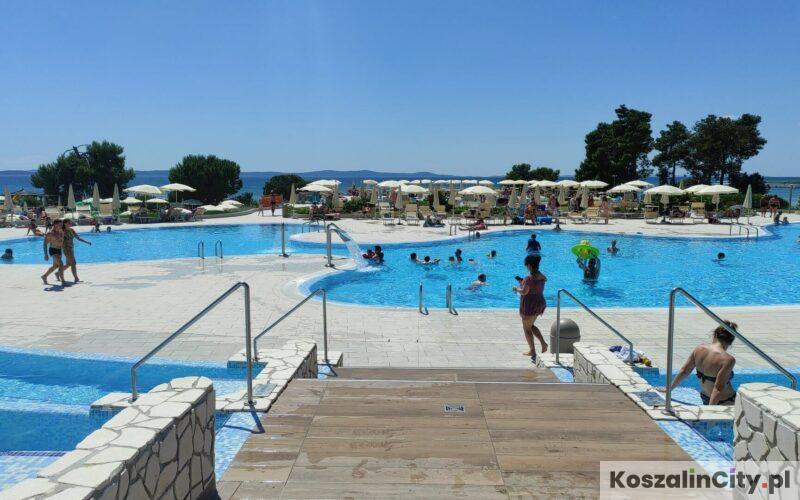 Kompleks basenowy w Zaton Holiday Resort