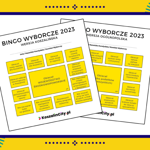 Bingo Wyborcze 2023 – wersja koszalińska i ogólnopolska! 🏆