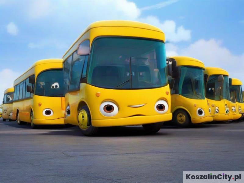 Autobusy MZK Koszalin z oczami