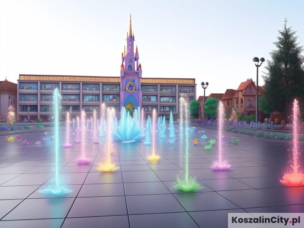 Koszalin w stylu Disney Pixar - Rynek Staromiejski