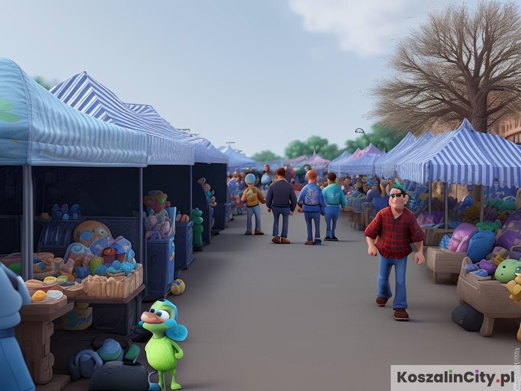 Koszalin w stylu Disney Pixar - giełda