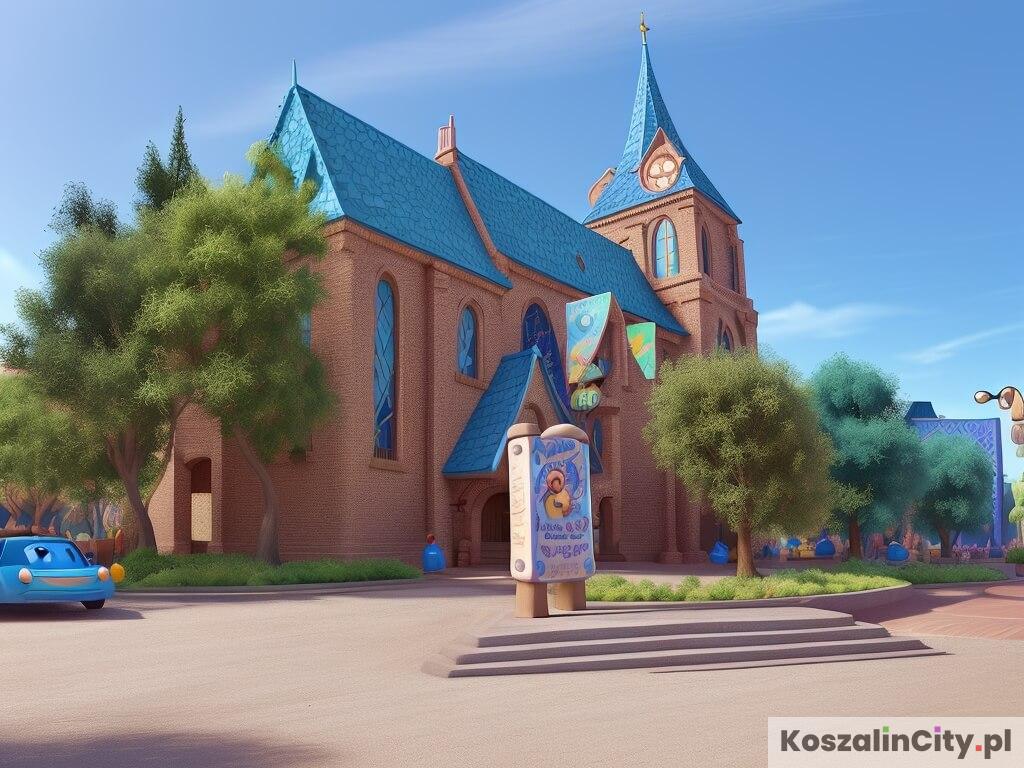 Koszalin w stylu Disney Pixar - katedra