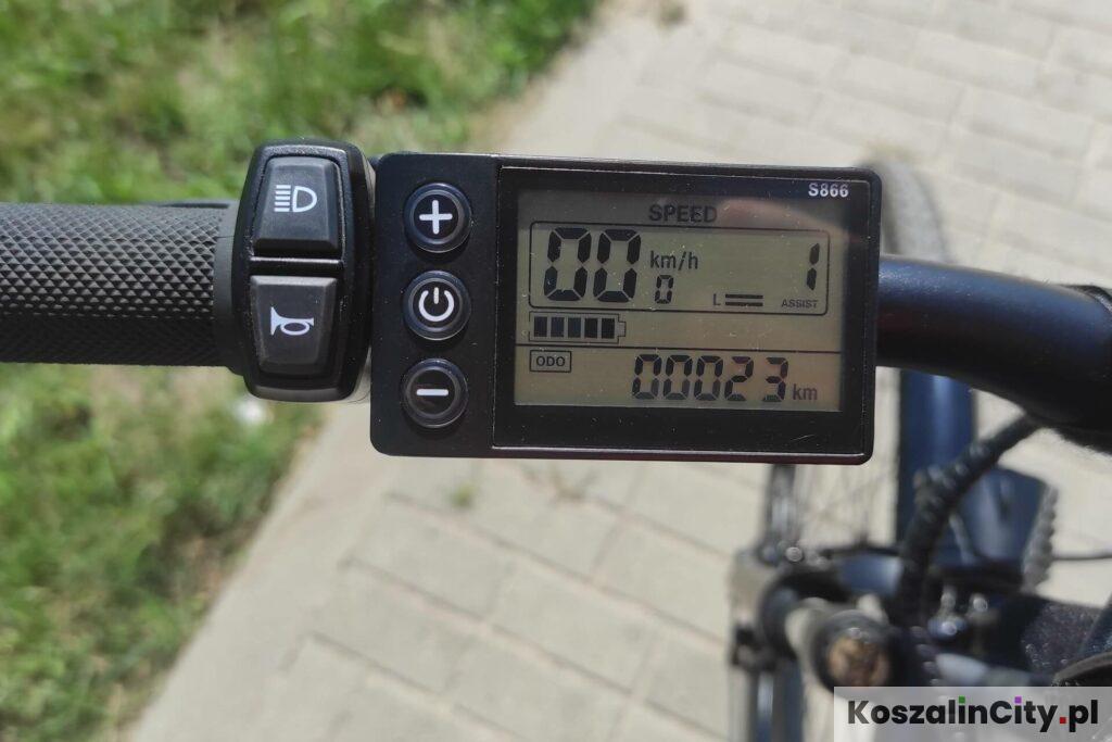 Ekran LCD w rowerze elektrycznym Less.Bike