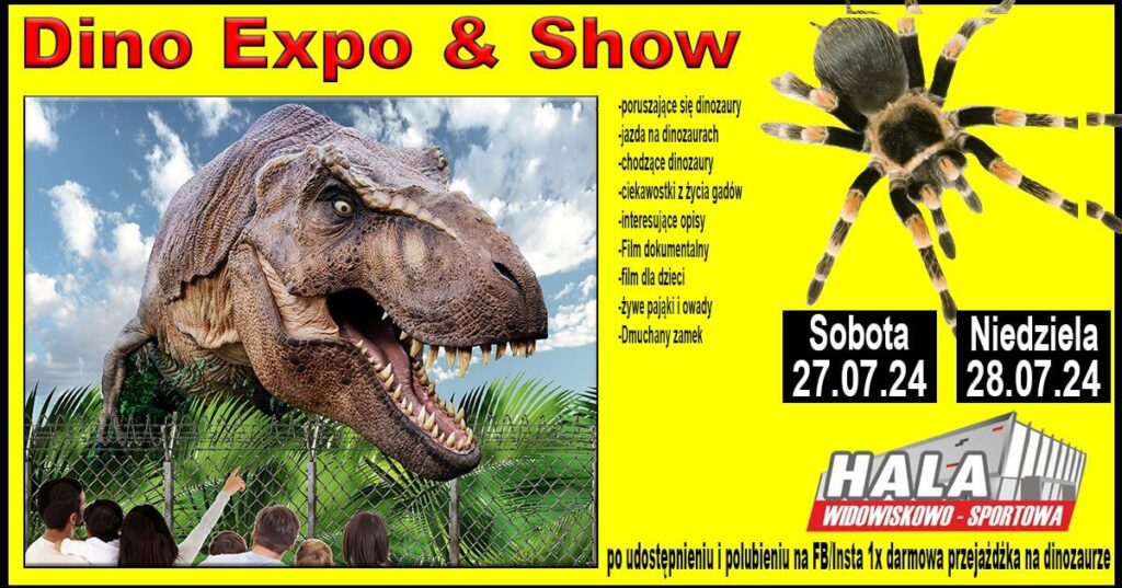 Reklama Dino Expo & Show Koszalin