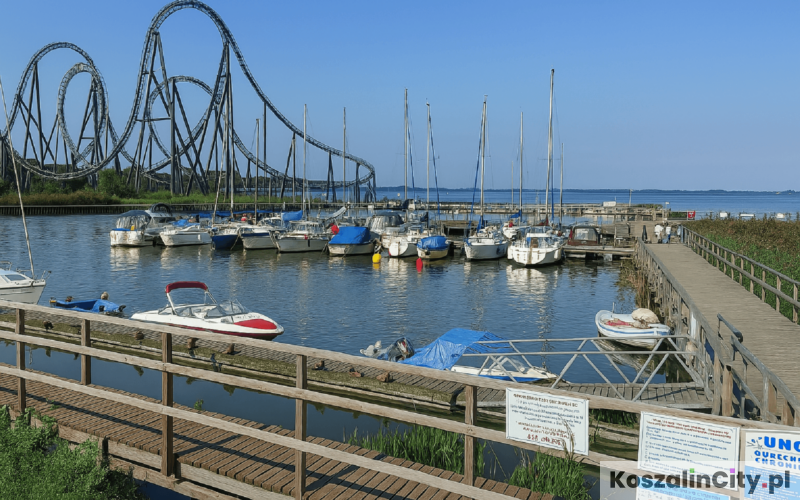 Rollercoaster nad Jamnem w Koszalinie