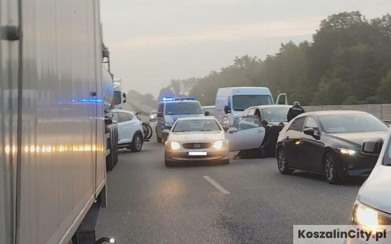 Blokada policyjna i zatrzymanie na S6