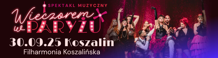 Koncert wieczorem w Parużu w Koszalinie