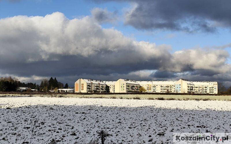 Pierwszy śnieg w Koszalinie