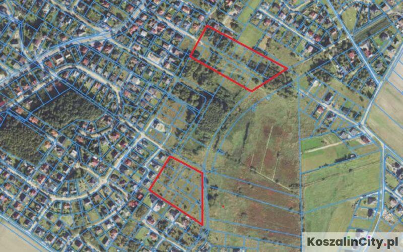 Przetarg na działki - Raduszka Koszalin