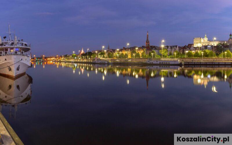 Szczecin nocą