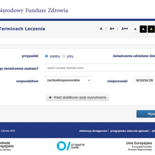 Kolejki do lekarzy w Koszalinie – jak i gdzie sprawdzić czas oczekiwania na wizytę na NFZ? 🔍