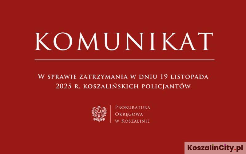 Zatrzymanie policjantów w Koszalinie