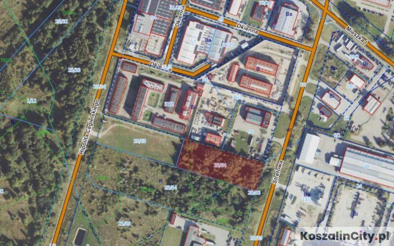 koszalin przetarg działka strefowa
