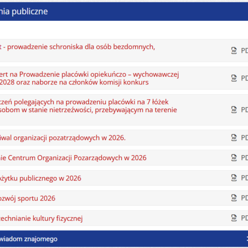 Nowe konkursy ofert dla NGO w Koszalinie. Miasto ogłasza nabory na 2026 rok