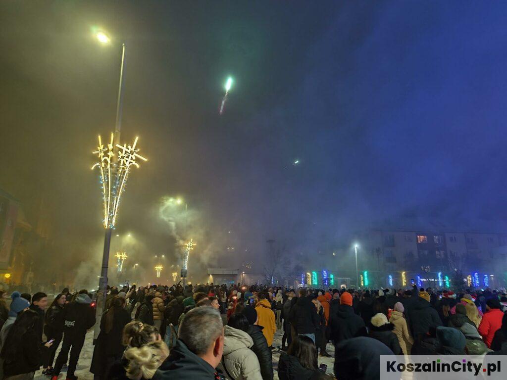Powitanie nowego roku w Koszalinie