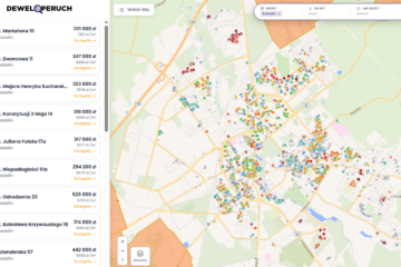 Ceny transakcyjne mieszkań w Koszalinie na mapie! Sprawdź, za ile realnie sprzedawane są mieszkania!