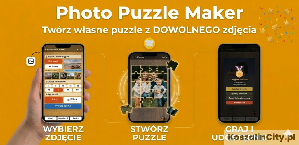 Puzzle ze zdjęcia - aplikacja na telefon