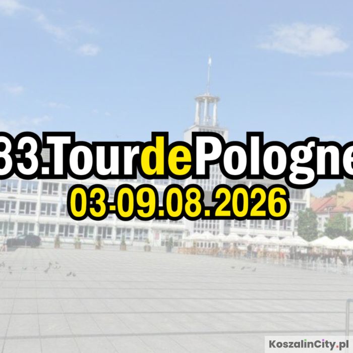 Tour de Pologne w Koszalinie! Pierwszy etap (3 sierpnia 2026) z Gdyni do Koszalina z metą w naszym mieście!