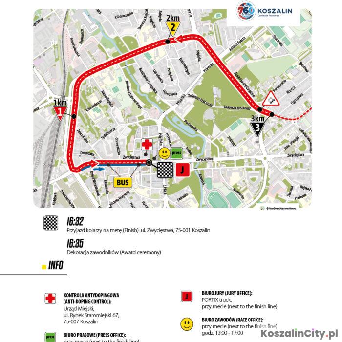 O której Tour de Pologne wjedzie do Koszalina? [Harmonogram, Trasa/Mapa przejazdu, Gdzie stanąć]
