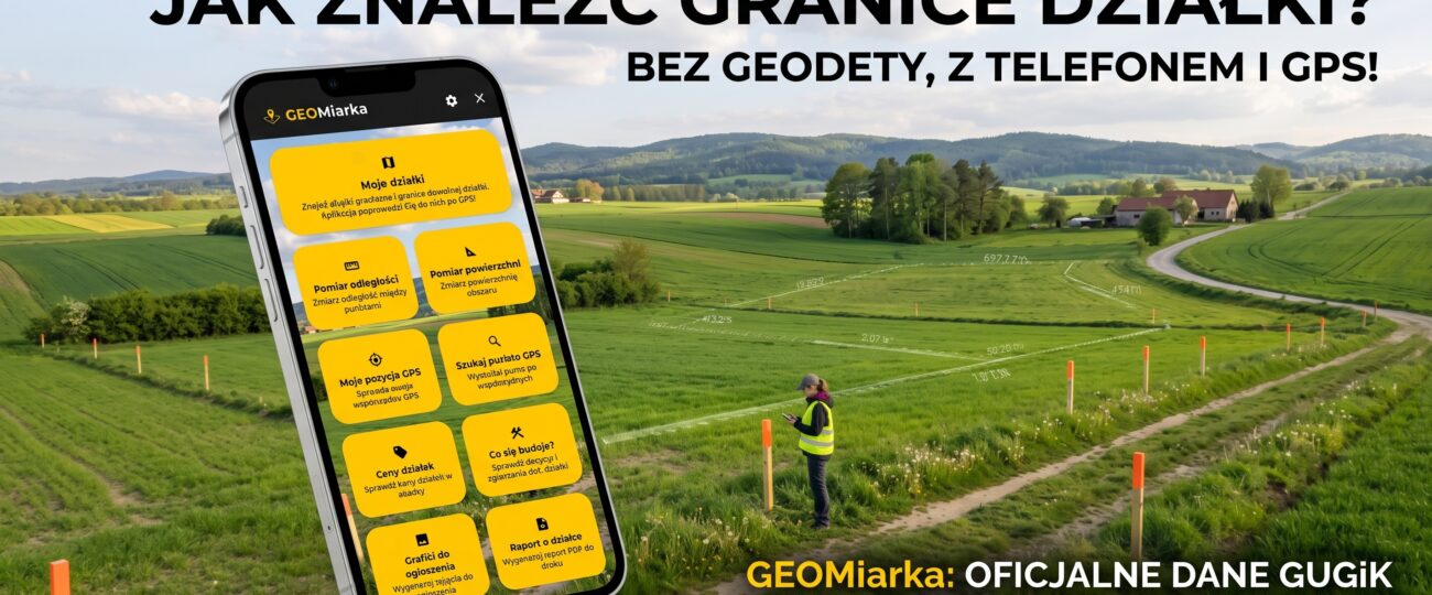 Jak znaleźć granice działki bez geodety z aplikacją na telefon po GPS?