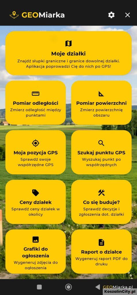 GEOMiarka - aplikacja do zadań specjalnych w terenie